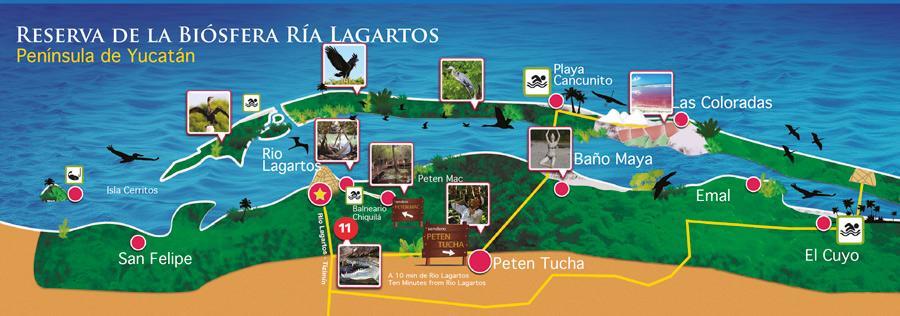 Casa Laguna Lagartos Hotel Río Lagartos Eksteriør billede
